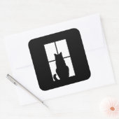 Fensterklick zum Anpassen der Farbdekoration Quadratischer Aufkleber (Umschlag)