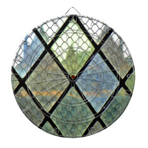 Fensterkunst Dartscheibe