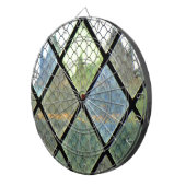 Fensterkunst Dartscheibe (Vorderseite rechts)