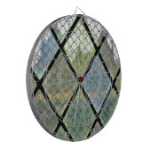 Fensterkunst Dartscheibe (Vorderseite Links)