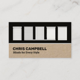 Fensterläden mit benutzerdefinierten QR Kraft Visitenkarte