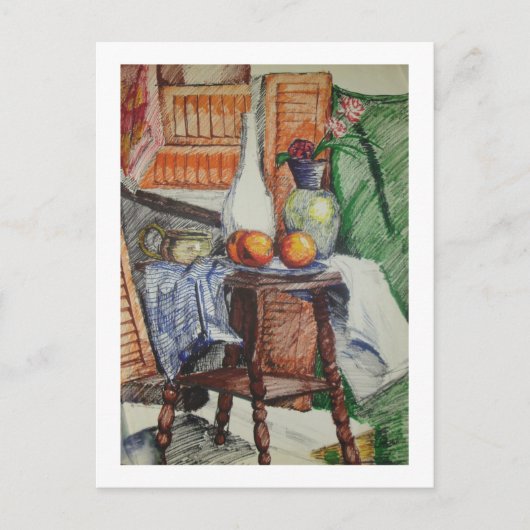 Fensterläden Postkarte (Vorderseite)