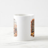 Fensterlese-Tasse — Gemütlicher Sessel & Bücher Kaffeetasse (Mittel)
