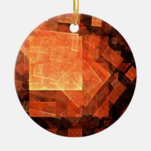 Fensterlicht Moderne geometrische Quadrate Abstrak Keramik Ornament