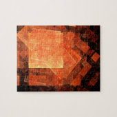 Fensterlicht Moderne geometrische Quadrate Abstrak Puzzle (Horizontal)