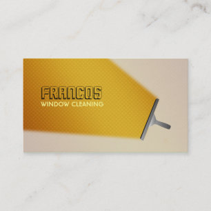 Fensterputzer-Visitenkarten Visitenkarte