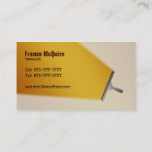 Fensterputzer-Visitenkarten Visitenkarte (Rückseite)