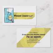 Fensterputzerph.d-Visitenkarte Visitenkarte (Vorne/Hinten)