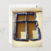 Fensterquadrat Postkarte (Vorne/Hinten)