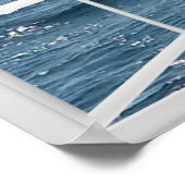 Fensterrahmen mit Whale-Schwanz Poster (Ecke)
