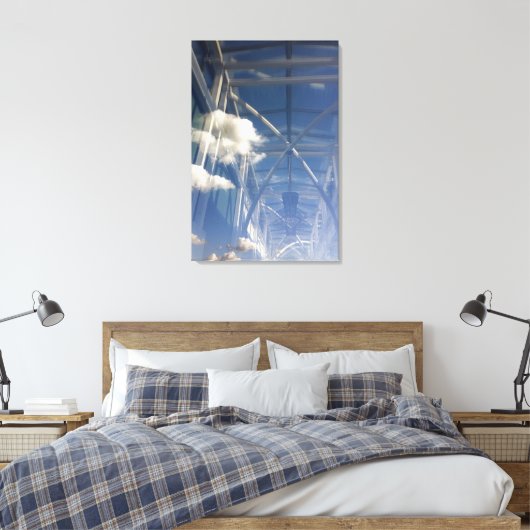 Fensterreflektionen Leinwanddruck (Insitu (Schlafzimmer))