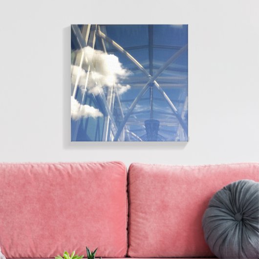 Fensterreflektionen Leinwanddruck (Insitu (Wohnzimmer))