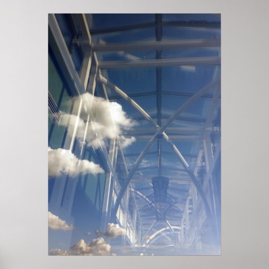 Fensterreflektionen Poster (Vorne)