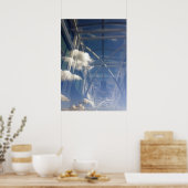 Fensterreflektionen Poster (Küche)