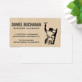 Fensterreiniger auf Ladder (Schreibtisch)