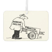 Fensterreiniger Geschäftsführer Autolufterfrischer (Rückseite)