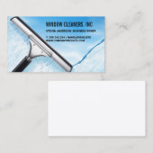 Fensterreiniger | Hausservice Visitenkarte (Vorne/Hinten)