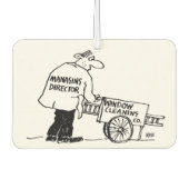 Fensterreiniger mit Fensterreinigungskarte Autolufterfrischer (Vorderseite)