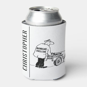 Fensterreiniger mit Fensterreinigungskarte Dosenkühler