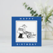 Fensterreiniger mit Fensterreinigungskarte Karte (Stehend Vorderseite)