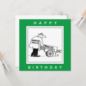 Fensterreiniger mit Fensterreinigungskarte Karte (Vorderseite/Rückseite Beispiel)