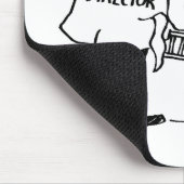 Fensterreiniger mit Fensterreinigungskarte Mousepad (Ecke)