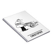 Fensterreiniger mit Fensterreinigungskarte Notizblock (Rechte Seite)