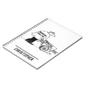 Fensterreiniger mit Fensterreinigungskarte Notizblock (Linke Seite)