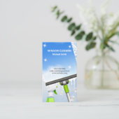 Fensterreiniger | Reinigungsservice Visitenkarte (Stehend Vorderseite)