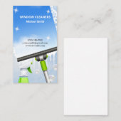 Fensterreiniger | Reinigungsservice Visitenkarte (Vorne/Hinten)