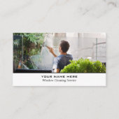 Fensterreiniger, Reinigungsservice Visitenkarte (Vorderseite)