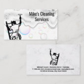 Fensterreiniger | Seifenblase Suites Visitenkarte (Vorne/Hinten)