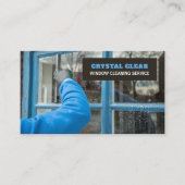 Fensterreinigung, Fensterreiniger, Reinigungsservi Visitenkarte (Vorderseite)