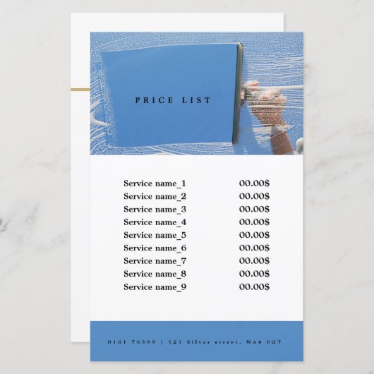 Fensterreinigung Hoher Gebäude Preisliste (Vorne/Hinten)