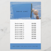 Fensterreinigung Hoher Gebäude Preisliste (Vorderseite)