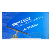 Fensterreinigung Magnetische Visitenkarte (Vorderseite)