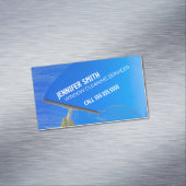 Fensterreinigung Magnetische Visitenkarte (Beispiel)