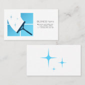 Fensterreinigung mit Visitenkarte (Vorne/Hinten)