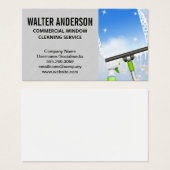 Fensterreinigung | Seifenblasen Squeegee (Vorne & Hinten)