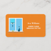 Fensterreinigung Visitenkarte (Vorderseite)