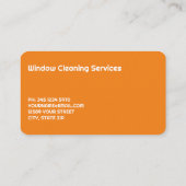 Fensterreinigung Visitenkarte (Rückseite)