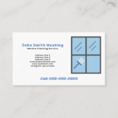 Fensterreinigung Visitenkarte (Vorderseite)