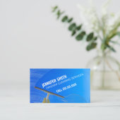 Fensterreinigung Visitenkarte (Stehend Vorderseite)