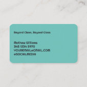 Fensterreinigung Visitenkarte (Rückseite)