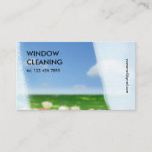 Fensterreinigung Visitenkarte (Vorderseite)