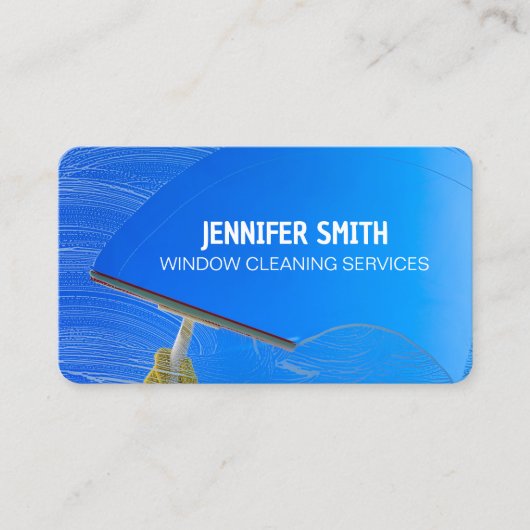 Fensterreinigung Visitenkarte (Vorderseite)