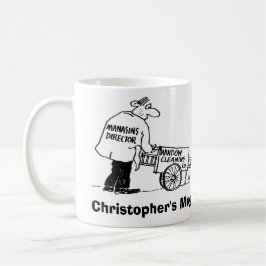 Fensterreinigungsfirma Boss. Füge Deinen Namen hin Kaffeetasse