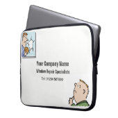 Fensterreparatur Laptopschutzhülle (Vorderseite Links)