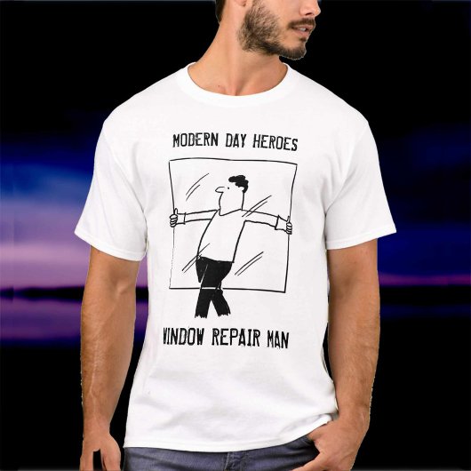 Fensterreparaturmann T-Shirt