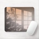 Fensterschatten mit Laub Mousepad (Mit Mouse)